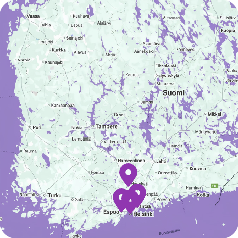 Servido service coverage map