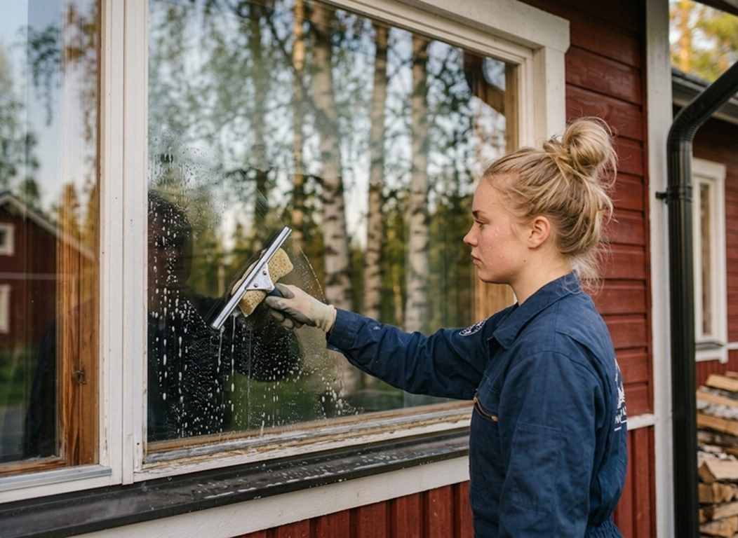 Summer Job – window washing